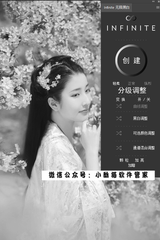 【插件】炫酷扩展Infinite无限黑白photoshop面板，中文汉化！插图8小新卖蜡笔
