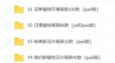 PS+ipad 花草植物笔刷合集【1024】插图12