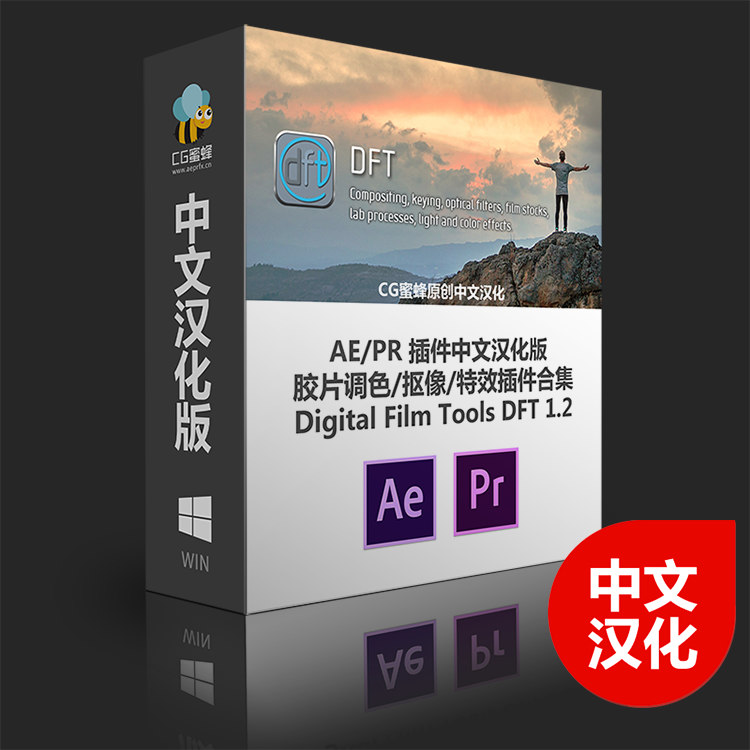 插件-PS/AE/PR光效调色特效滤镜软件DFT Digital Film Tools 中文汉化版v1.2.1-小新卖蜡笔